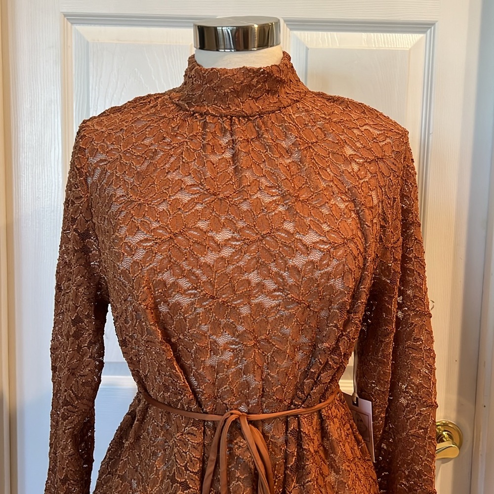 NWT Jessica Simpson Maternity Lacy Mini Dress - Picture 2 of 14